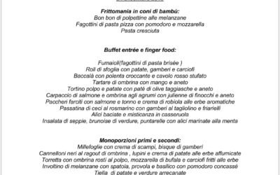 Cena Catering Take Away Vigilia di Natale 2019